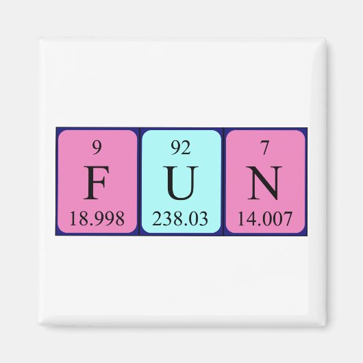 Spaß Periodenmagnet Magnet (Vorne)