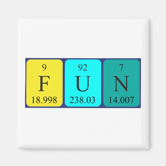 Spaß Periodenmagnet Magnet (Vorne)