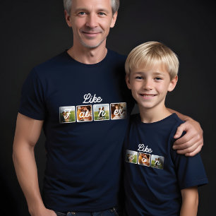 Spaß Periodische Tischelemente wie Vater wie Sohn Tri-Blend Shirt