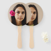 Spaß Personalisiert an einem Stick-Foto-Prop Fächer (Vorne und Hinten)