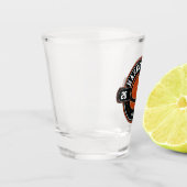 Spaß Personalisiert Basketball Thema Schnapsglas (Links)
