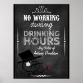 Spaß Personalisiert Chalkboard Poster (Vorne)