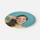 Spaß Personalisiert für Ihr persönliches Foto  Pappteller (Schrägansicht)