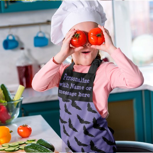 Spaß Personalisiert Halloween Lila Black Bat Zweifarbige Tasse