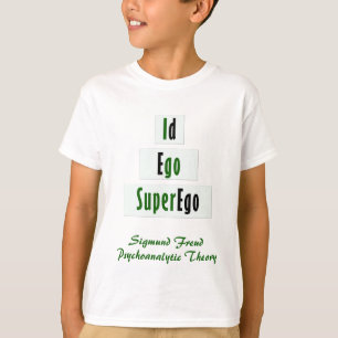 Spaß Personalisiert Id, Ego und Superego Green, Bl T-Shirt