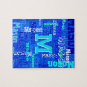 Spaß Personalisiert und Mit Monogramm Puzzle (Horizontal)