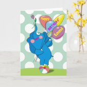 Spaß-personalisierte alles- Gute zum Karte (Gelbe Blume)