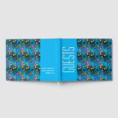 Spaß Personalisierte Christliche Schrift BLAU Circ Gästebuch (Voll)