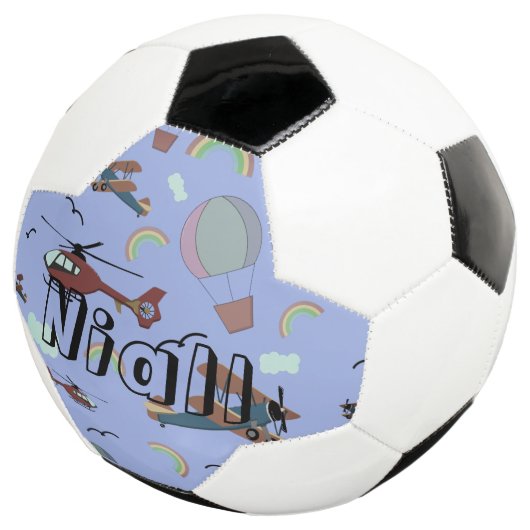 Spaß Personalisierte Luftfahrt Fußball (Dreiviertel)