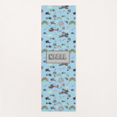 Spaß Personalisierte Luftfahrt Yogamatte (Vorderseite)