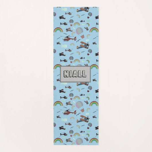 Spaß Personalisierte Luftfahrt Yogamatte (Vorderseite)