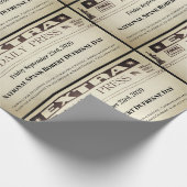 Spaß Personalisierte Zeitung Geschenkpapier (Ecke)