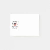 Spaß Personalisierter LEHRER KLEILES VOR CHRISTMAS Post-it Klebezettel (Vorderseite)