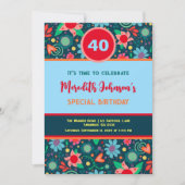 Spaß Personalisiertes Zeitalter Geburtstag Einladu Einladung (Vorderseite)