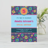 Spaß Personalisiertes Zeitalter Geburtstag Einladu Einladung (Stehend Vorderseite)