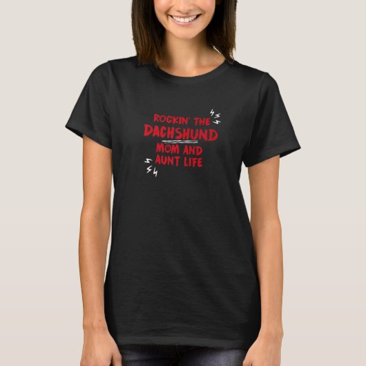Spaß Pets Weiner Single Dog Eigentümer T-Shirt (Vorderseite)