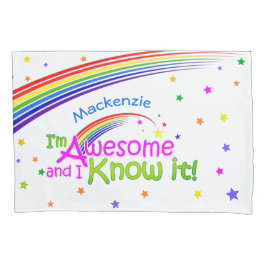 Spaß PHANTASTISCH und ich kenne es mit Rainbow auf Kissenbezug