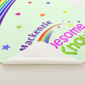 Spaß PHANTASTISCH und ich kenne es mit Rainbow auf Sherpadecke (3/4)