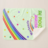 Spaß PHANTASTISCH und ich kenne es mit Rainbow auf Sherpadecke (Vorderseite (Horizontal))