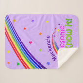 Spaß PHANTASTISCH und ich kenne es mit Rainbow auf Sherpadecke (Vorderseite (Horizontal))