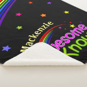 Spaß PHANTASTISCH und ich kenne es mit Rainbow auf Sherpadecke (3/4)