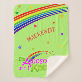 Spaß PHANTASTISCH und ich kenne es mit Rainbow auf Sherpadecke