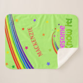 Spaß PHANTASTISCH und ich kenne es mit Rainbow auf Sherpadecke (Vorderseite (Horizontal))