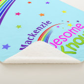 Spaß PHANTASTISCH und ich kenne es mit Regenbogen  Sherpadecke (3/4)