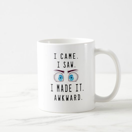 Spaß Phantastische Trendy Typografie Awkward Cowor Kaffeetasse (Rechts)