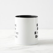 Spaß Phantastische Trendy Typografie Awkward Cowor Tasse (Zentrum)