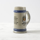 Spaß PHANTASTISCHER AUFSICHTSFÜHRER SIEHT AUS WIE Bierglas (VorderseiteRechts)