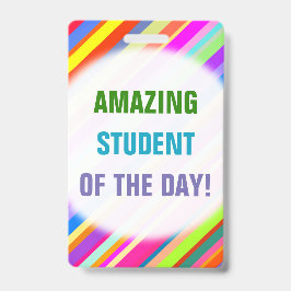 Spaß "PHANTASTISCHER STUDENT DES TAGES!" Ausweis