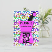 Spaß Pharm-D Abschluss-Einladungen Einladung (Stehend Vorderseite)