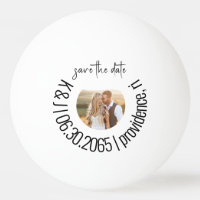 Spaß Ping Pong Foto Hochzeit speichern Sie das Dat