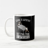 Spaß Ping Pong Player Tischtennis Geschenk Kaffeetasse (Links)