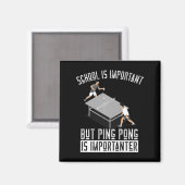 Spaß Ping Pong Player Tischtennis Geschenk Magnet (Vorderseite/Rückseite)