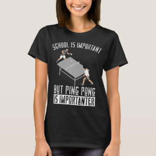 Spaß Ping Pong Player Tischtennis Geschenk T-Shirt