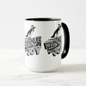 Spaß Pinguin Waddle durch das Leben mit Freude Des Tasse (VorderseiteRechts)