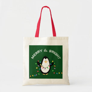 Spaß-Pinguin-WeihnachtsFeriengeschenk Tragetasche