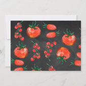 Spaß, Pizza zum Geburtstag Einladung (Rückseite)