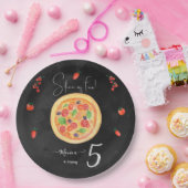 Spaß, Pizza zum Geburtstag Pappteller (Party)