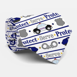 Spaß-Polizei kopiert Arbeits-Krawatte Krawatte