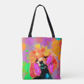 Spaß Pop Spielzeug Poodle Tasche (Rückseite)