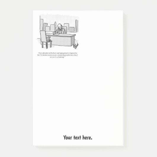 Spaß Post-it Klebezettel (Vorderseite)