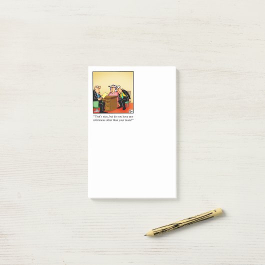 Spaß Post - IT Notes Post-it Klebezettel (Auf Schreibtisch)