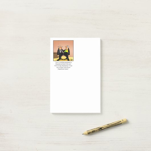 Spaß Post - IT Notes Post-it Klebezettel (Auf Schreibtisch)