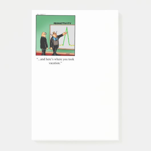 Spaß Post - IT Notes Post-it Klebezettel (Vorderseite)