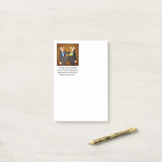 Spaß Post - IT Notes Post-it Klebezettel (Auf Schreibtisch)