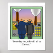 Spaß-Poster am Arbeitsplatz Poster (Vorne)