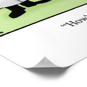 Spaß-Poster-Geschenk für Ärzte Poster (Ecke)